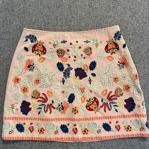 Urban Outfitters Pink Embellished Mini Skirt